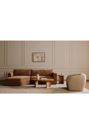   Modern European furniture - Weave Fabric Sectional Sofa - www.oroa.com | Oroa.com