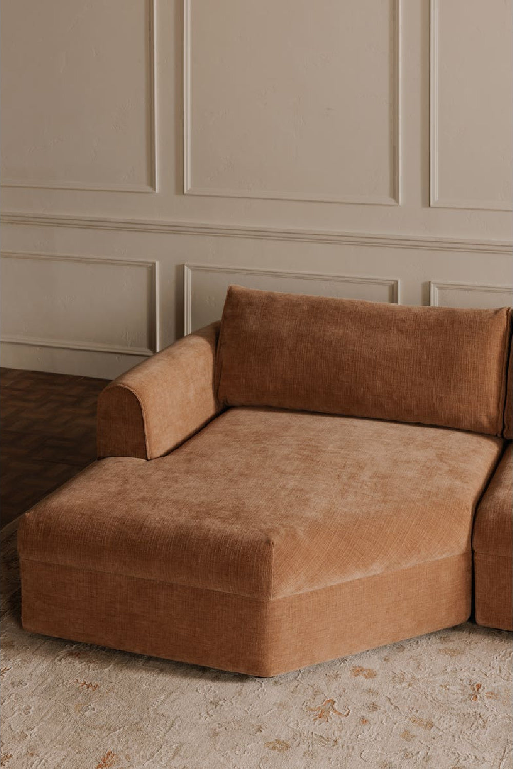   Modern European furniture - Weave Fabric Sectional Sofa - www.oroa.com | Oroa.com