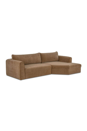   Modern European furniture - Weave Fabric Sectional Sofa - www.oroa.com | Oroa.com