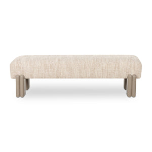   Modern European furniture - Textured Fabric Bench - www.oroa.com | Oroa.com