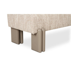   Modern European furniture - Textured Fabric Bench - www.oroa.com | Oroa.com