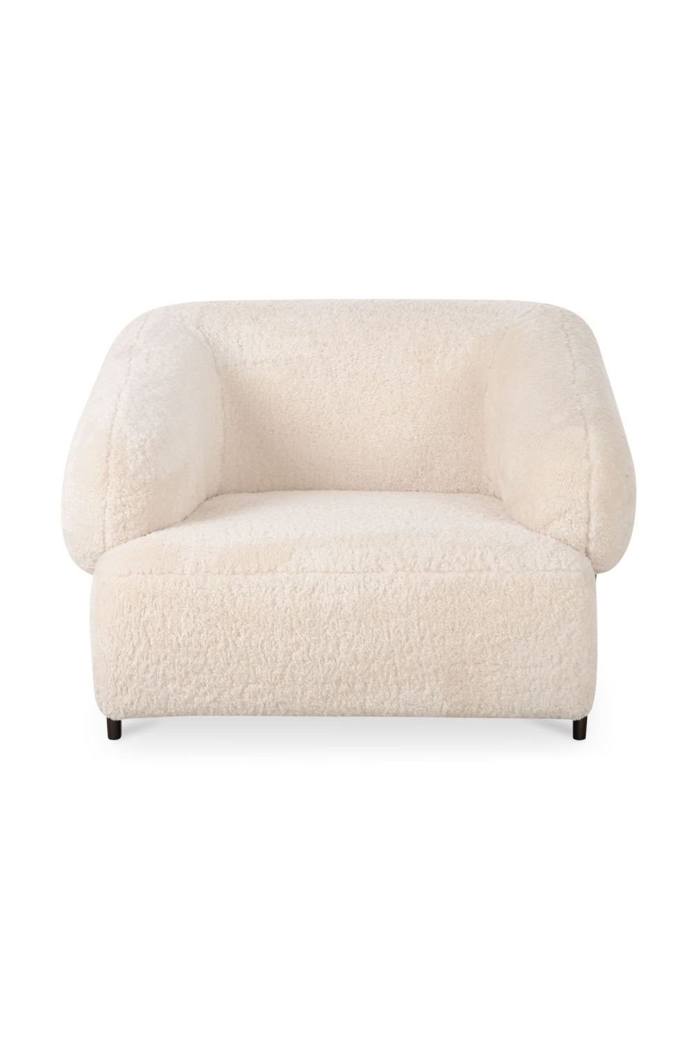   Modern European furniture - Cream Fur Lounge Chair - www.oroa.com | Oroa.com