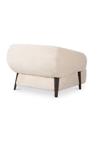   Modern European furniture - Cream Fur Lounge Chair - www.oroa.com | Oroa.com