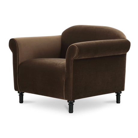   Modern European furniture - Mohair Inspired Rolled-Arm Accent Chair - www.oroa.com | Oroa.com