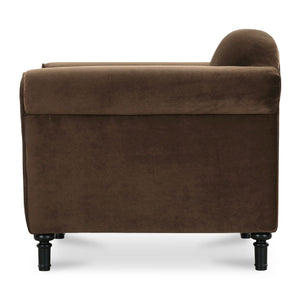   Modern European furniture - Mohair Inspired Rolled-Arm Accent Chair - www.oroa.com | Oroa.com