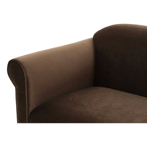   Modern European furniture - Mohair Inspired Rolled-Arm Accent Chair - www.oroa.com | Oroa.com