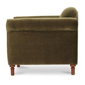   Modern European furniture - Mohair Inspired Rolled-Arm Accent Chair - www.oroa.com | Oroa.com