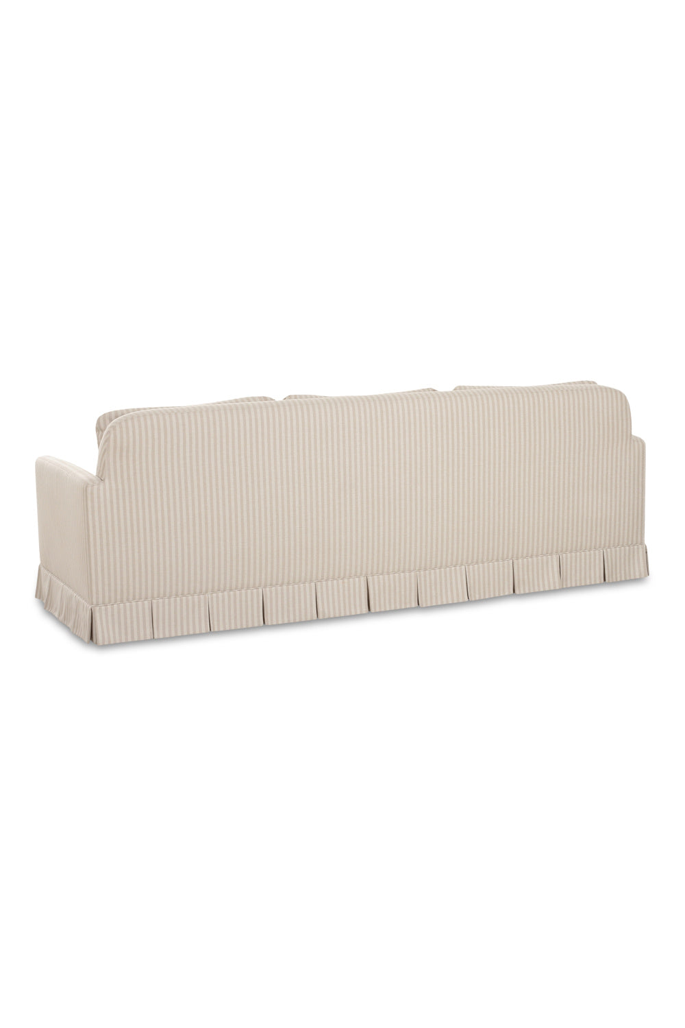   Beige Pleated Skirt Fabric Sofa | Oroa.com
