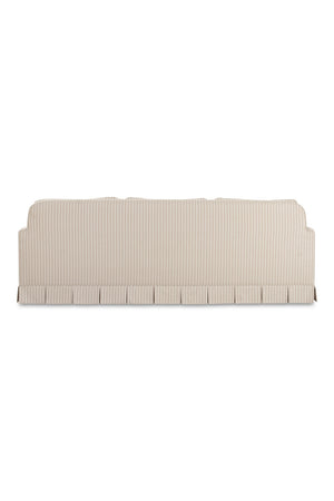   Beige Pleated Skirt Fabric Sofa | Oroa.com
