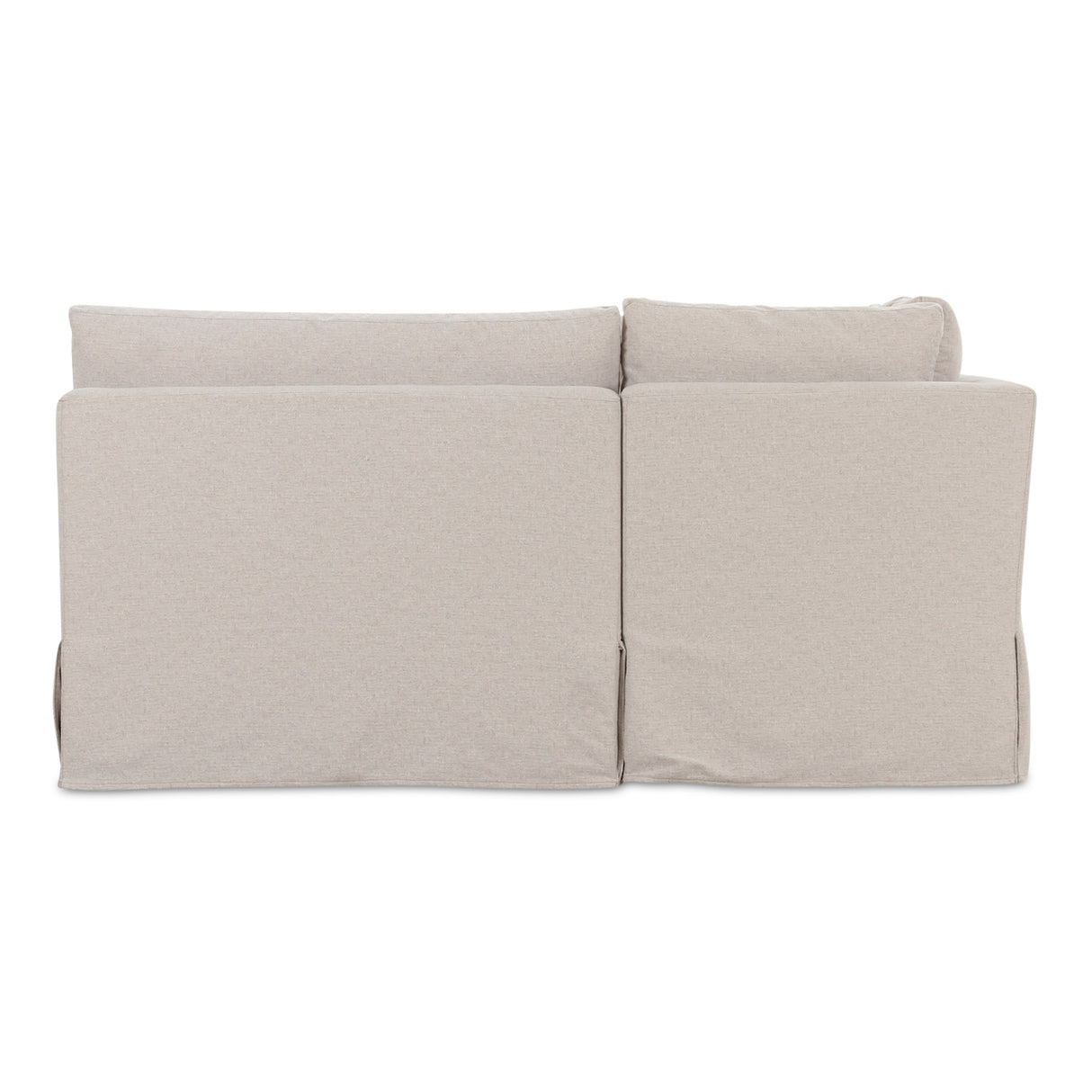   Modern European furniture - Beige U-Shaped Dining Banquette Slipcover L - www.oroa.com | Oroa.com