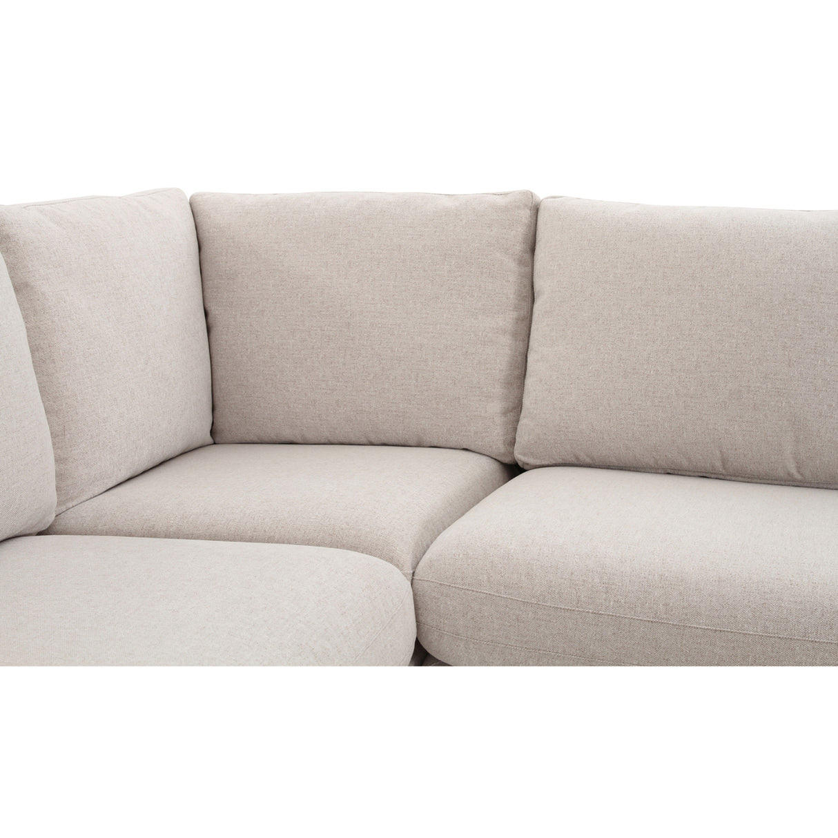   Modern European furniture - Beige L-Shaped Dining Banquette Slipcover XS - www.oroa.com | Oroa.com