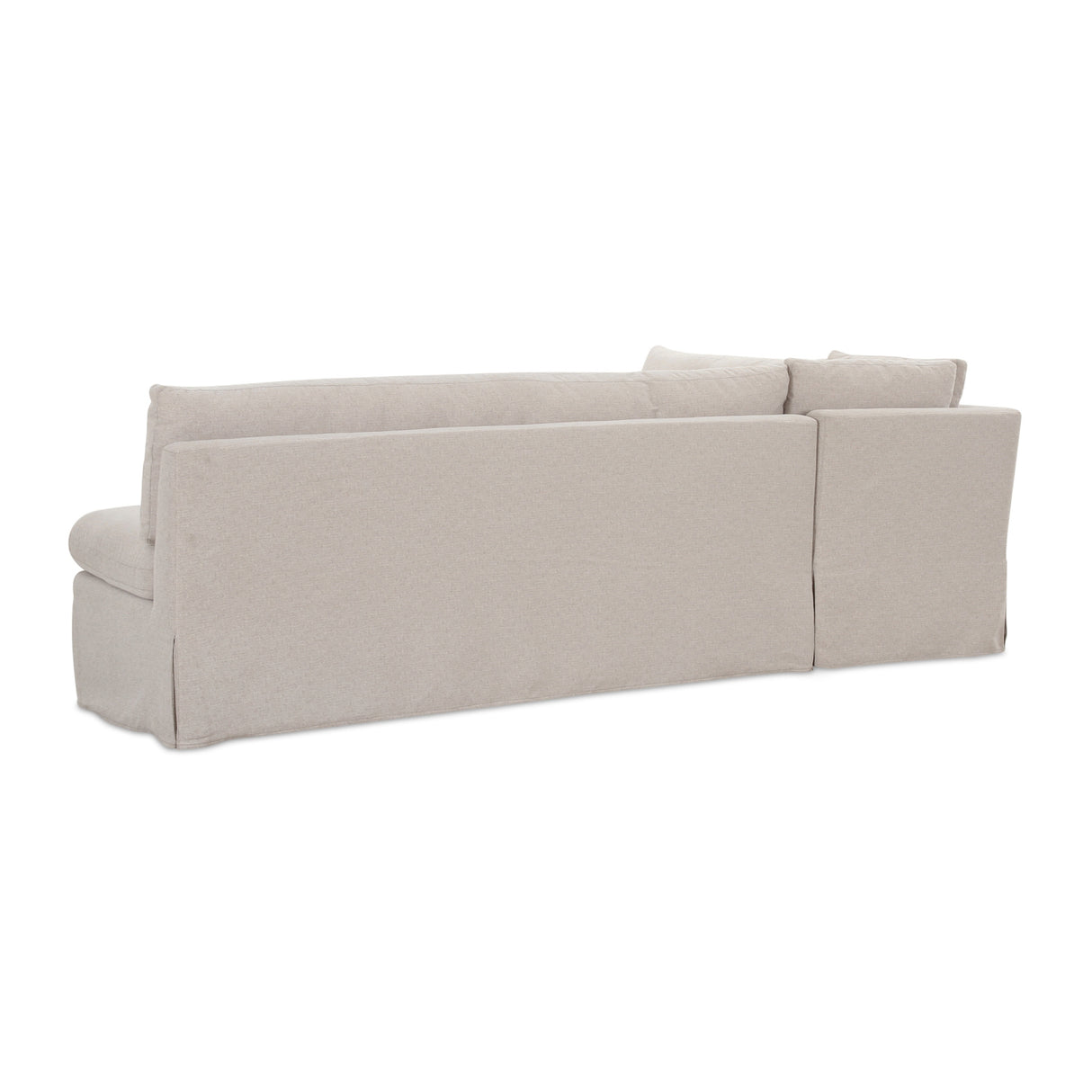   Modern European furniture - Beige L-Shaped Dining Banquette Slipcover S - www.oroa.com | Oroa.com