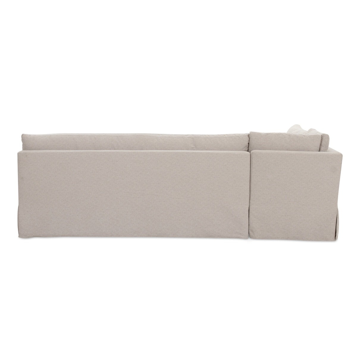   Modern European furniture - Beige L-Shaped Dining Banquette Slipcover S - www.oroa.com | Oroa.com