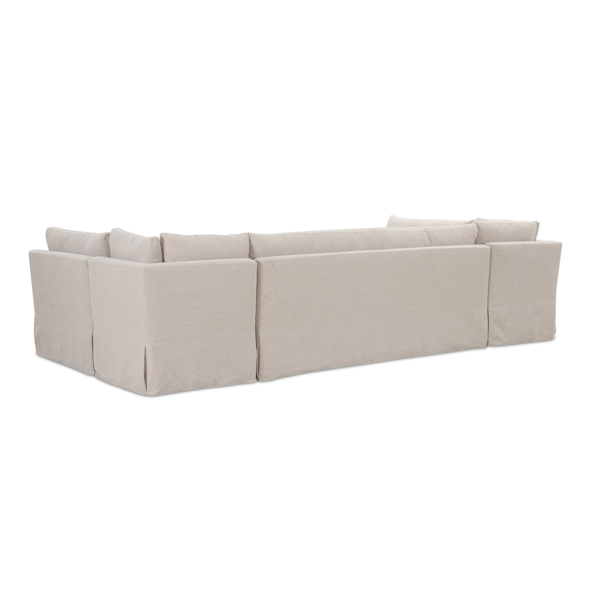   Modern European furniture - Beige U-Shaped Dining Banquette Slipcover S - www.oroa.com | Oroa.com