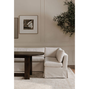   Modern European furniture - Beige U-Shaped Dining Banquette Slipcover S - www.oroa.com | Oroa.com
