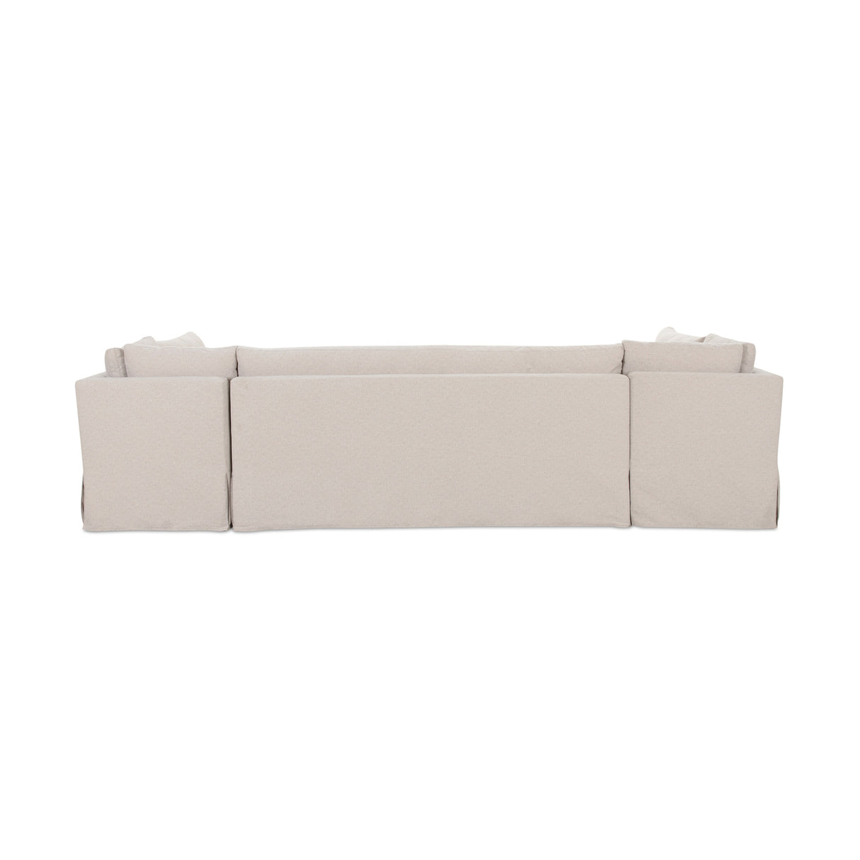   Modern European furniture - Beige U-Shaped Dining Banquette Slipcover S - www.oroa.com | Oroa.com