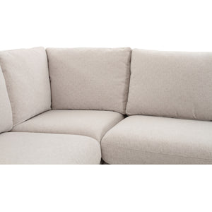   Modern European furniture - Beige U-Shaped Dining Banquette Slipcover M - www.oroa.com | Oroa.com