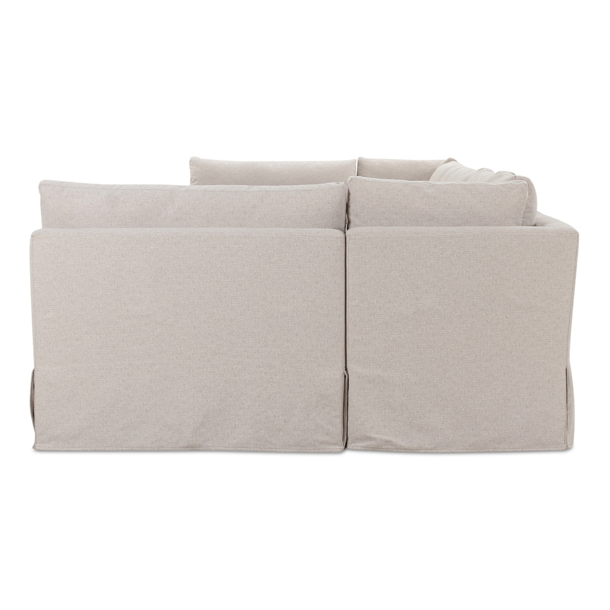   Modern European furniture - Beige U-Shaped Dining Banquette Slipcover M - www.oroa.com | Oroa.com