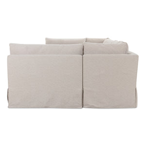   Modern European furniture - Beige U-Shaped Dining Banquette Slipcover M - www.oroa.com | Oroa.com