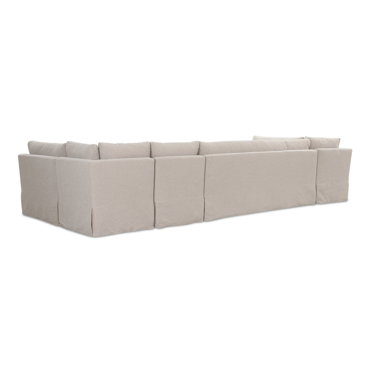   Modern European furniture - Beige U-Shaped Dining Banquette Slipcover M - www.oroa.com | Oroa.com