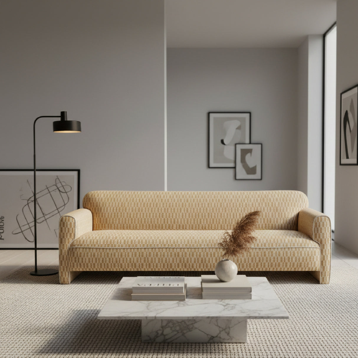   Modern European furniture - Rolled Arm Modern Sofa - www.oroa.com | Oroa.com