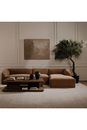   Modern European furniture - Brown Modular Sofa - www.oroa.com | Oroa.com