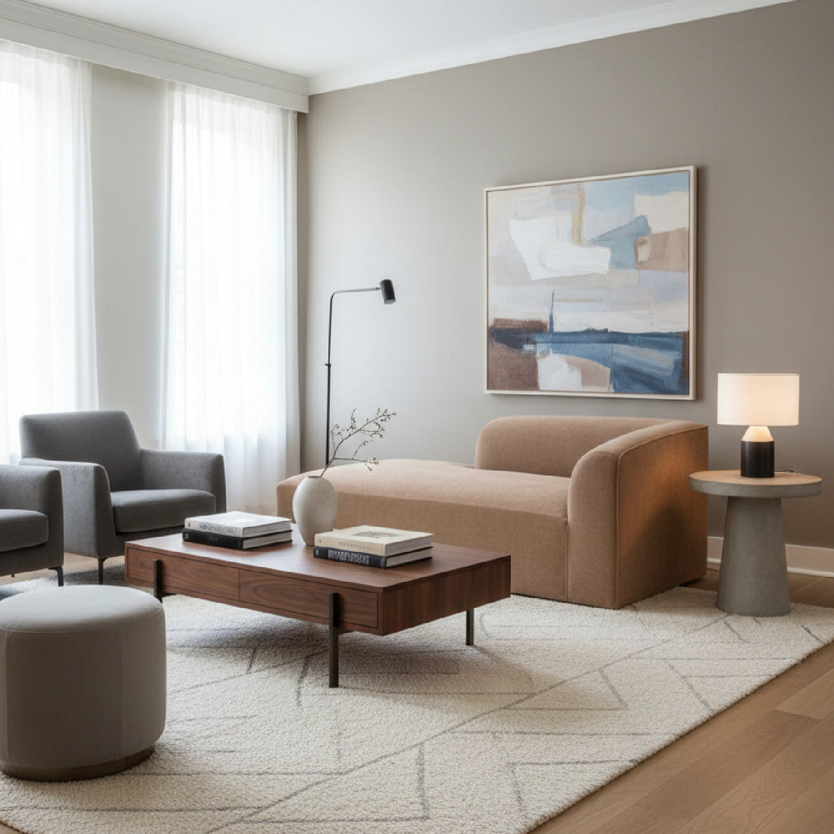   Modern European furniture - Brown Modular Sofa - www.oroa.com | Oroa.com