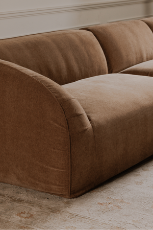  Modern European furniture - Brown Modular Sofa - www.oroa.com | Oroa.com