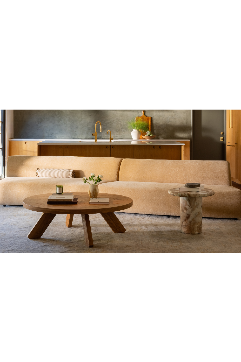   Modern European furniture - Concave 3-Piece Modular Sofa - www.oroa.com | Oroa.com
