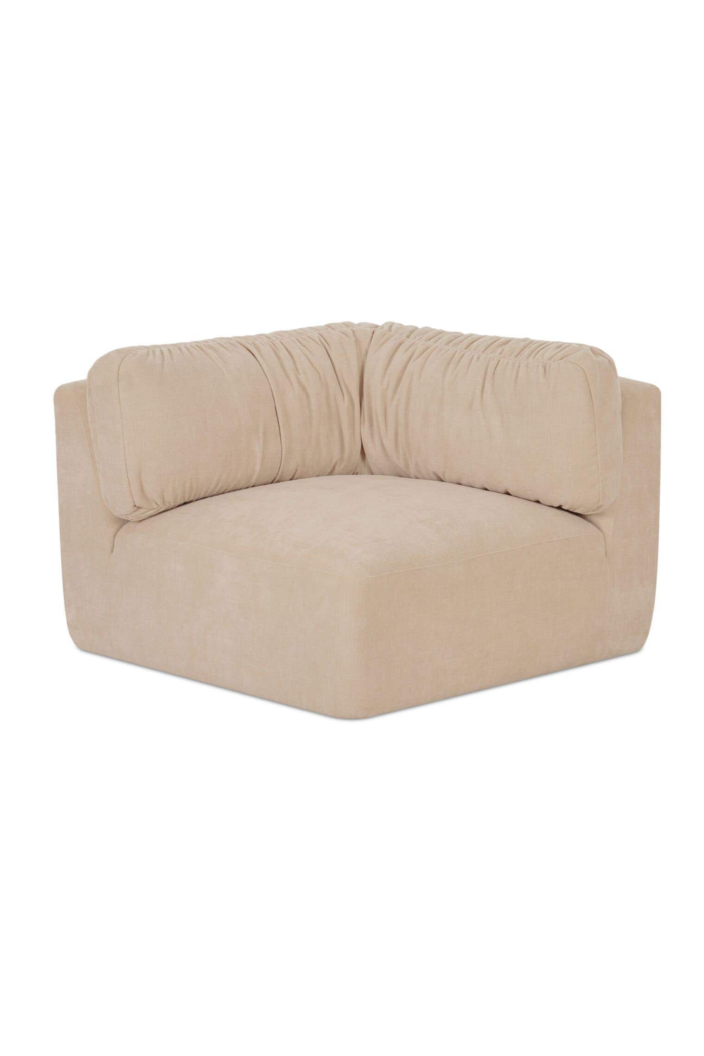   Modern European furniture - Chenille Corner Sofa - www.oroa.com | Oroa.com