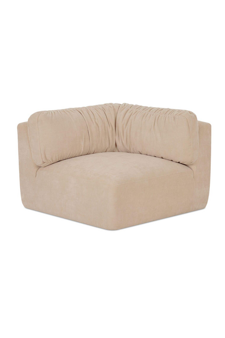   Modern European furniture - Chenille Corner Sofa - www.oroa.com | Oroa.com