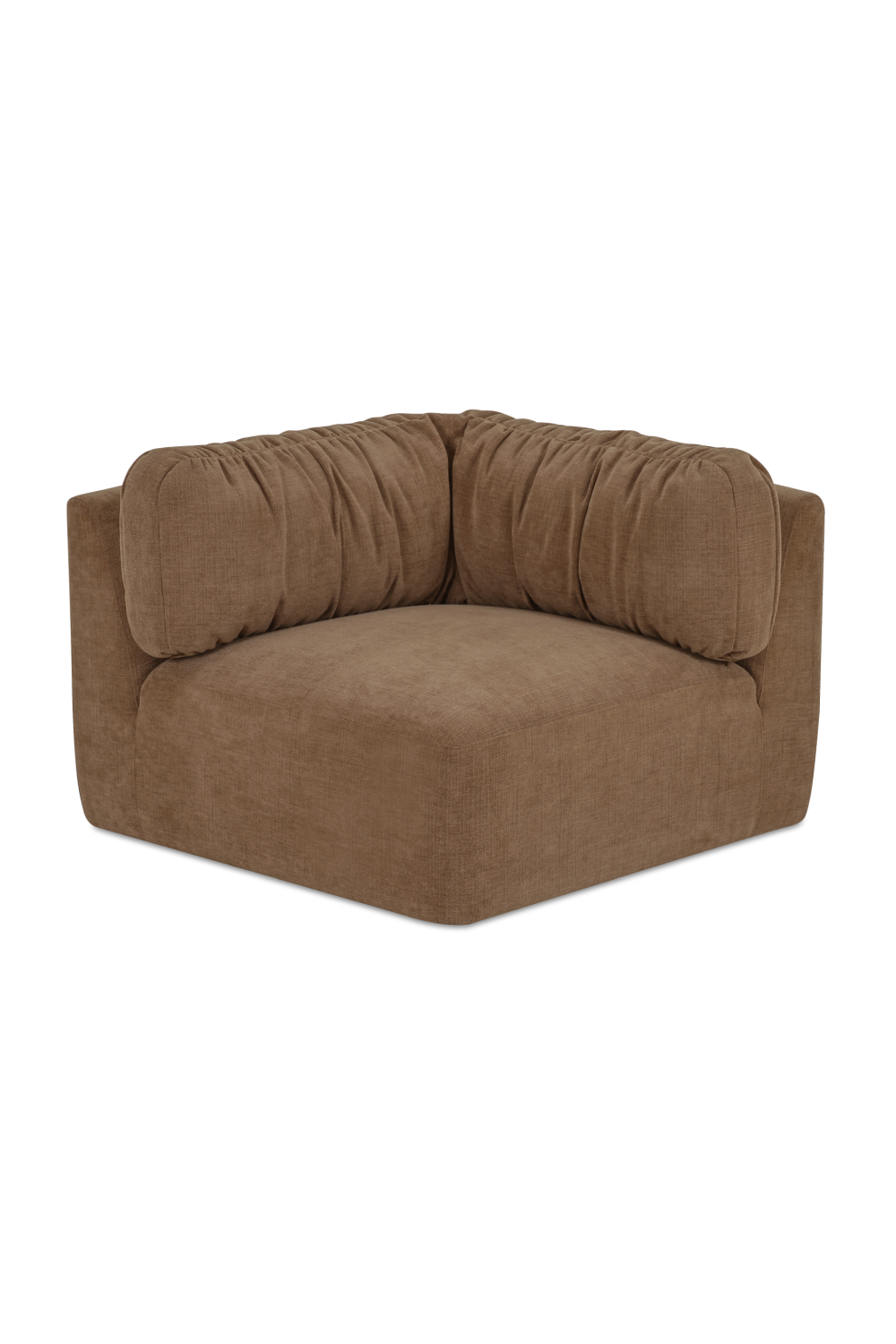   Modern European furniture - Chenille Corner Sofa - www.oroa.com | Oroa.com