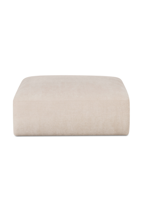   Modern European furniture - Chenille Square Ottoman - www.oroa.com | Oroa.com