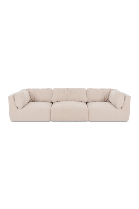   Modern European furniture - Chenille 3-Seater Sofa - www.oroa.com | Oroa.com
