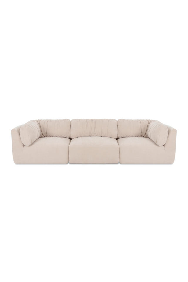 Modern European furniture - Chenille 3-Seater Sofa - www.oroa.com