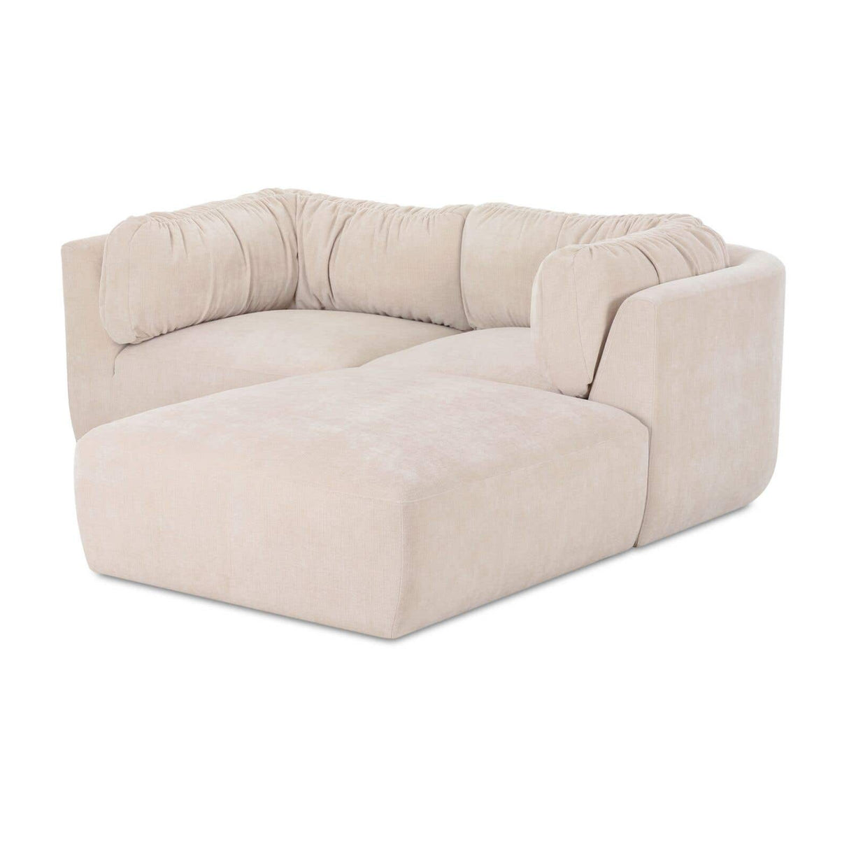   Modern European furniture - Chenille Sectional Corner Sofa - www.oroa.com | Oroa.com