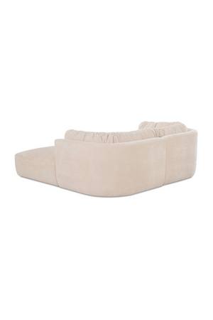   Modern European furniture - Chenille Sectional Corner Sofa - www.oroa.com | Oroa.com