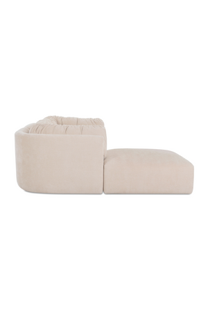   Modern European furniture - Chenille Sectional Corner Sofa - www.oroa.com | Oroa.com
