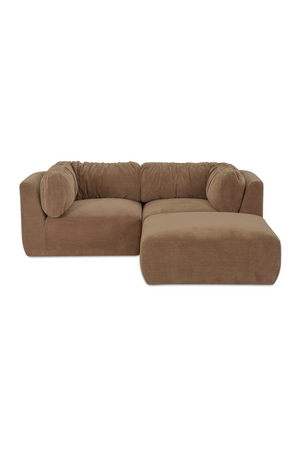   Modern European furniture - Chenille Sectional Corner Sofa - www.oroa.com | Oroa.com
