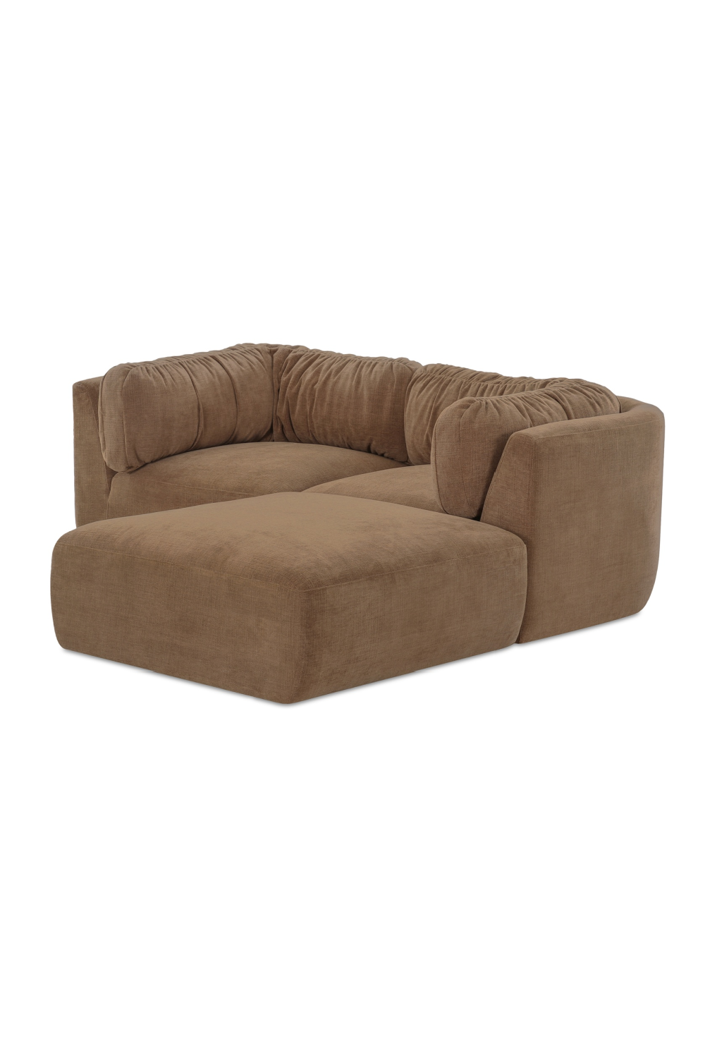   Modern European furniture - Chenille Sectional Corner Sofa - www.oroa.com | Oroa.com