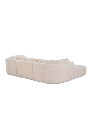  Modern European furniture - Chenille Lounge Modular Sofa - www.oroa.com | Oroa.com