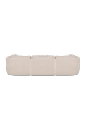   Modern European furniture - Chenille Lounge Modular Sofa - www.oroa.com | Oroa.com