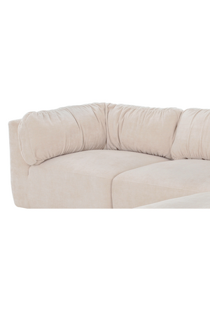   Modern European furniture - Chenille Lounge Modular Sofa - www.oroa.com | Oroa.com