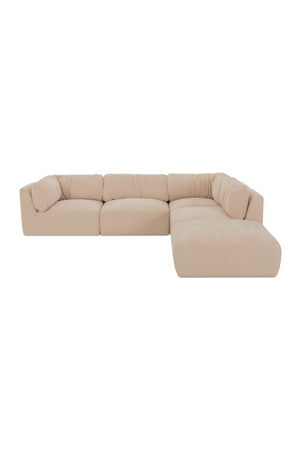   Modern European furniture - Chenille Modular Sofa - www.oroa.com | Oroa.com