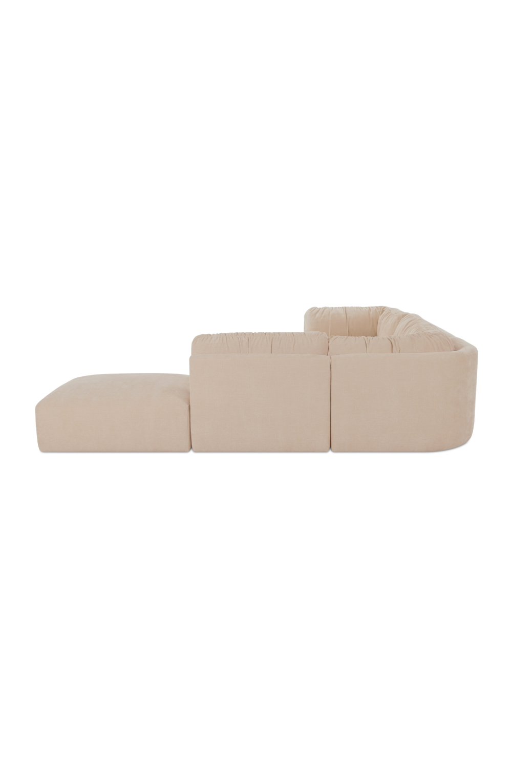   Modern European furniture - Chenille Modular Sofa - www.oroa.com | Oroa.com