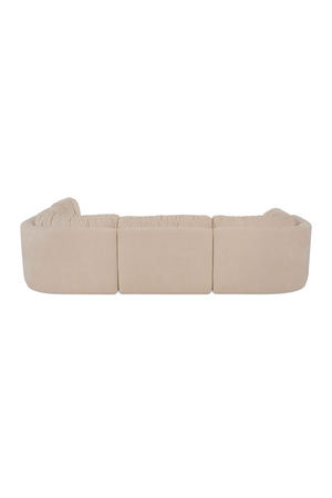   Modern European furniture - Chenille Modular Sofa - www.oroa.com | Oroa.com