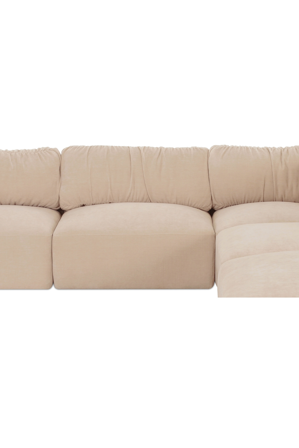   Modern European furniture - Chenille Modular Sofa - www.oroa.com | Oroa.com