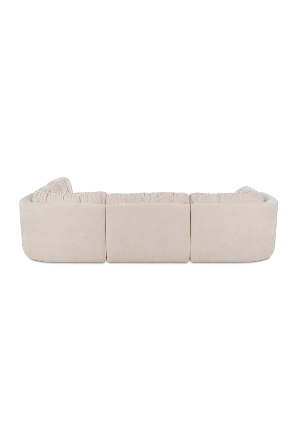   Modern European furniture - Chenille L-Shaped Modular Sofa - www.oroa.com | Oroa.com