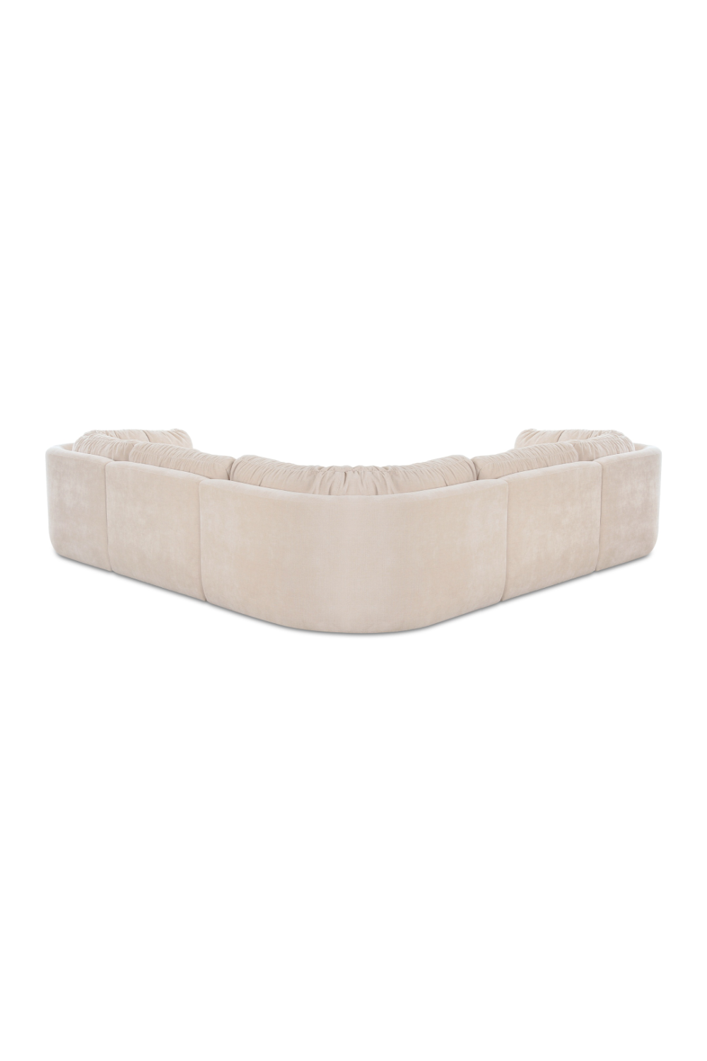   Modern European furniture - Chenille L-Shaped Modular Sofa - www.oroa.com | Oroa.com