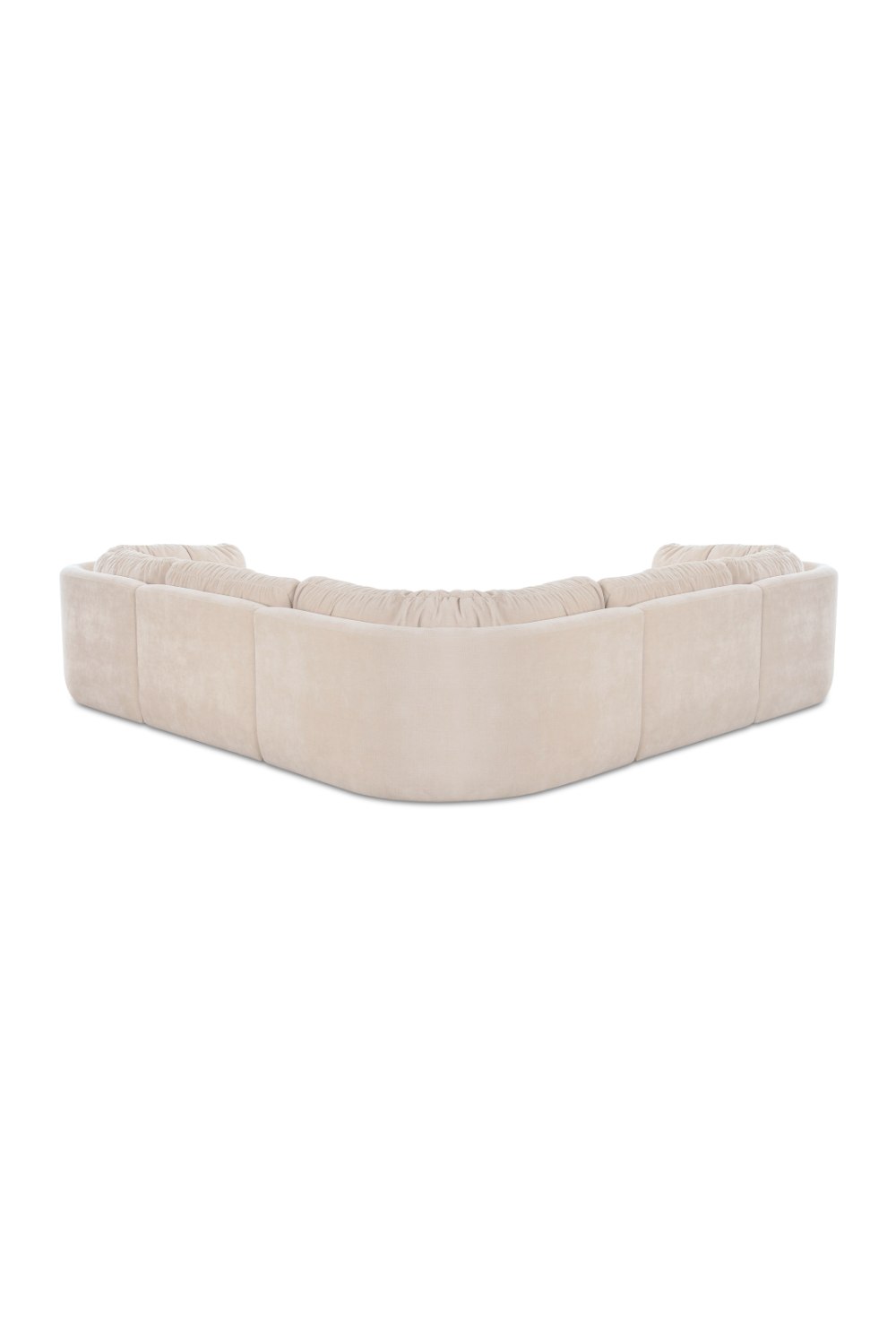   Modern European furniture - Chenille L-Shaped Modular Sofa - www.oroa.com | Oroa.com